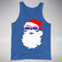 Santa’s Omnisexual Pride Flag Shades Premium Tank Top - Royal Blue Triblend
